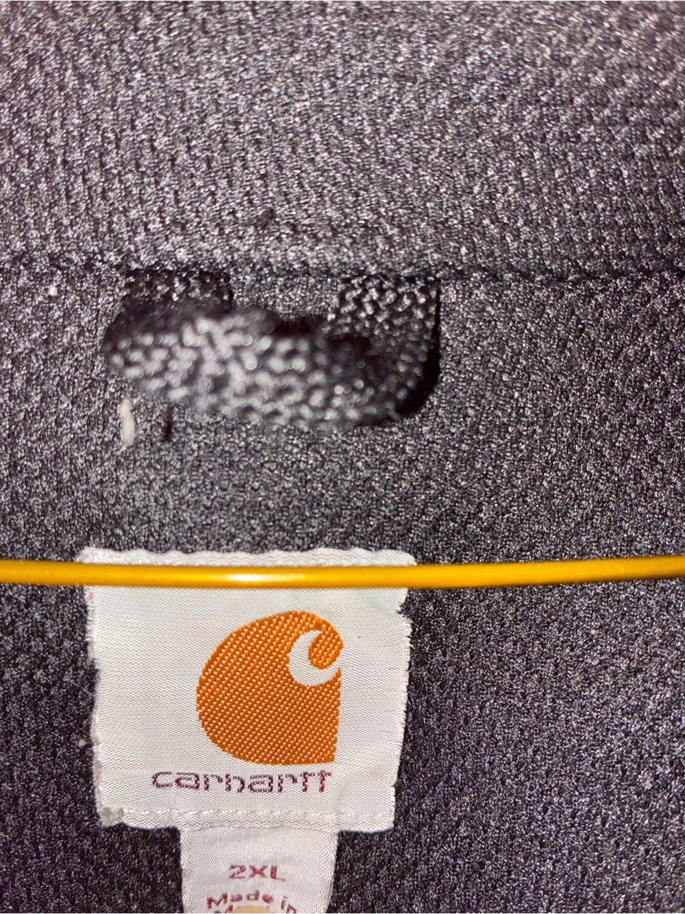 Carhartt Men’s Grey Zip Hoodie